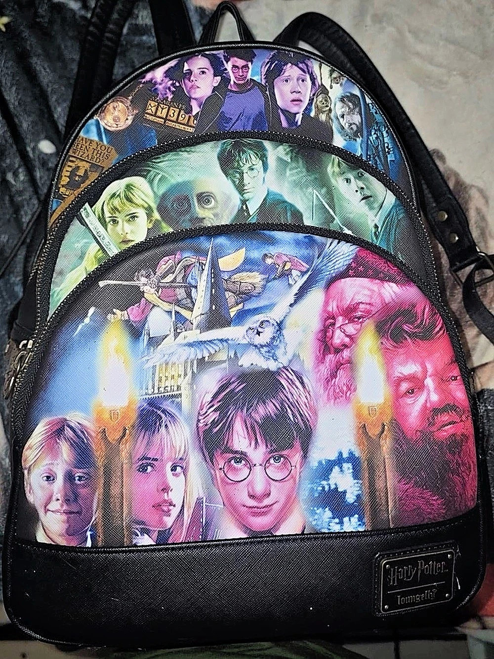 used once or twice but otherwise in good condition Loungefly Harry Potter Movie